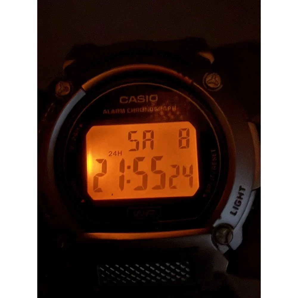 Casio W-219H New Battery Metal Band Mens Watch 47MM 6.75